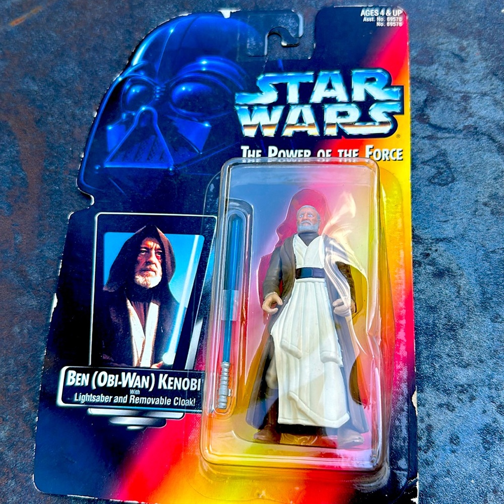 Vintage 1995 Star Wars The Power of the Force Ben (Obi-Wan) Kenobi action figure